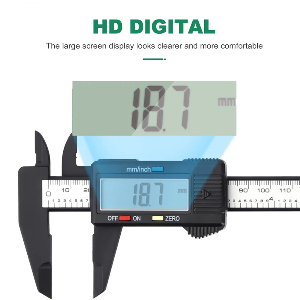1PC Mini Plastic Vernier Caliper | 0 to 150mm Student Measuring Tool alternate view