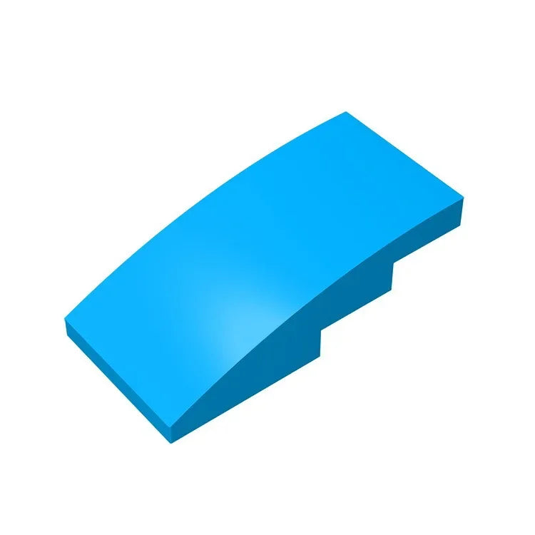 Slope, Curved 4 x 2 Building Block (Gobricks GDS-660) | Compatible with Lego 93606 Pa lifestyle view