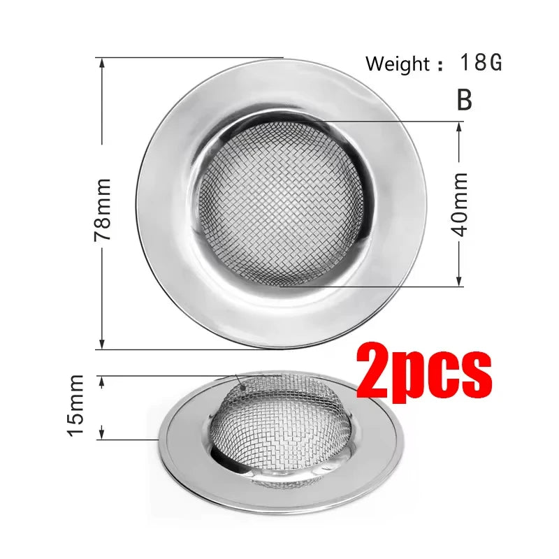 Kitchen Sink Strainer | Stainless Steel Mesh Drain Filter for Sink and Bathroom alternate view