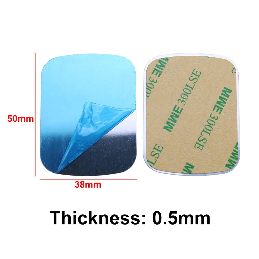 Silver Magnetic Metal Plate for Phone Holder 10 Pcs