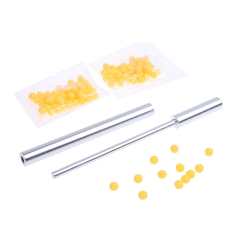 Soft Pinball Launcher Guns | Safe Crackling Toy for Kids Party Fun close-up view