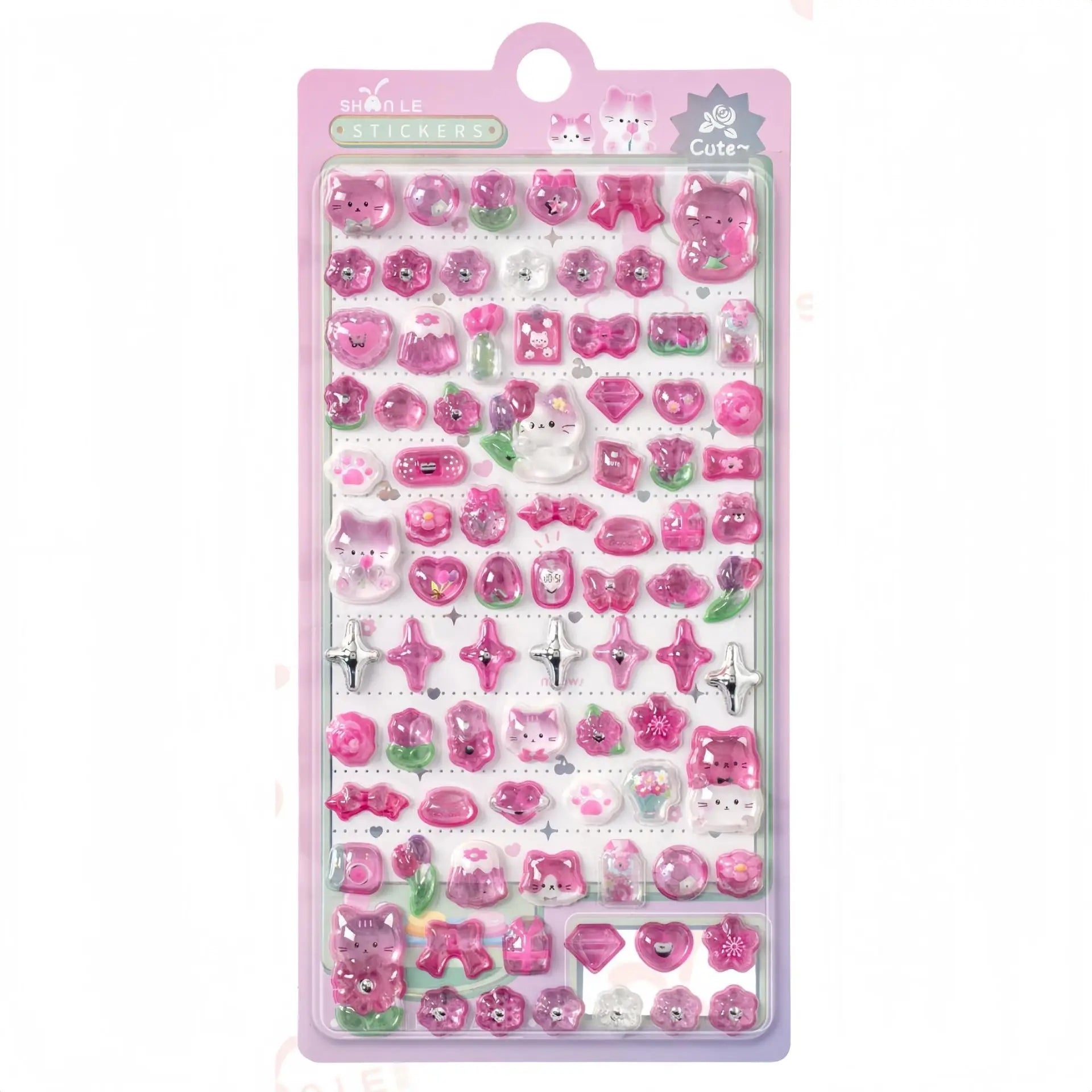 3D Food Stamping Seal Sticker | Japanese Anime Decorative Craft Stickers for Kids