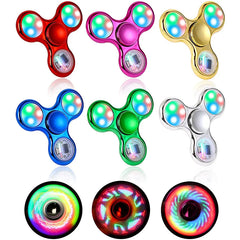 Creative Luminous LED Light Fidget Spinner | Glow in the Dark Stress Relief Toy alternate view
