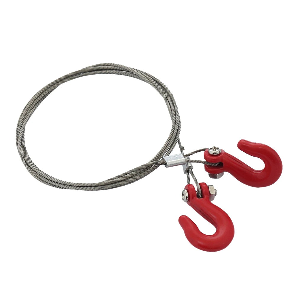 Metal Recovery Drag Chains Trailer Hitch Shackle Winch Anchor for 1/10 RC Crawler TRX alternate view