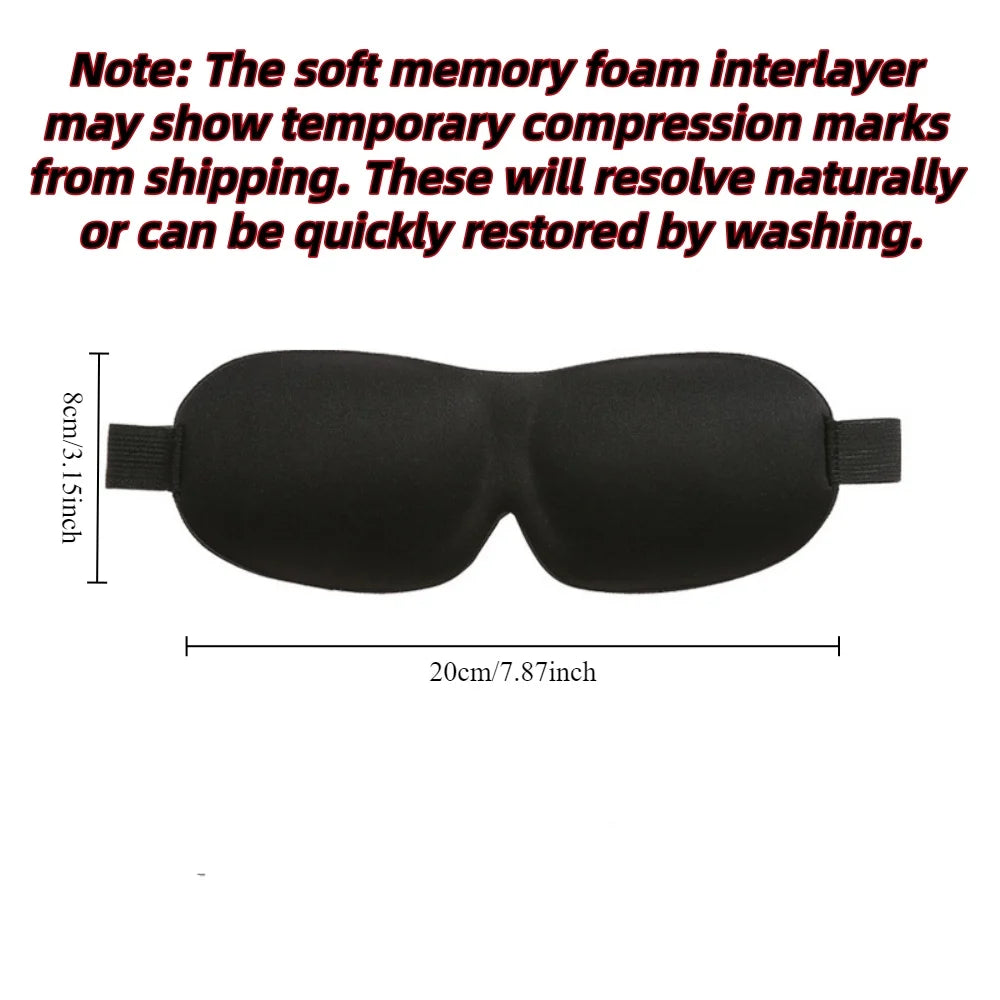 Blindfold Sleeping Aid Soft Memory Foam Eye Mask for Sleeping detail view