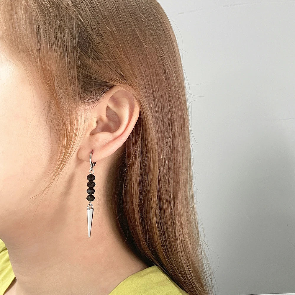 Billy Hargrove Inspired Drop Earrings | Cosplay Cone Pendant Jewelry for Women lifestyle view