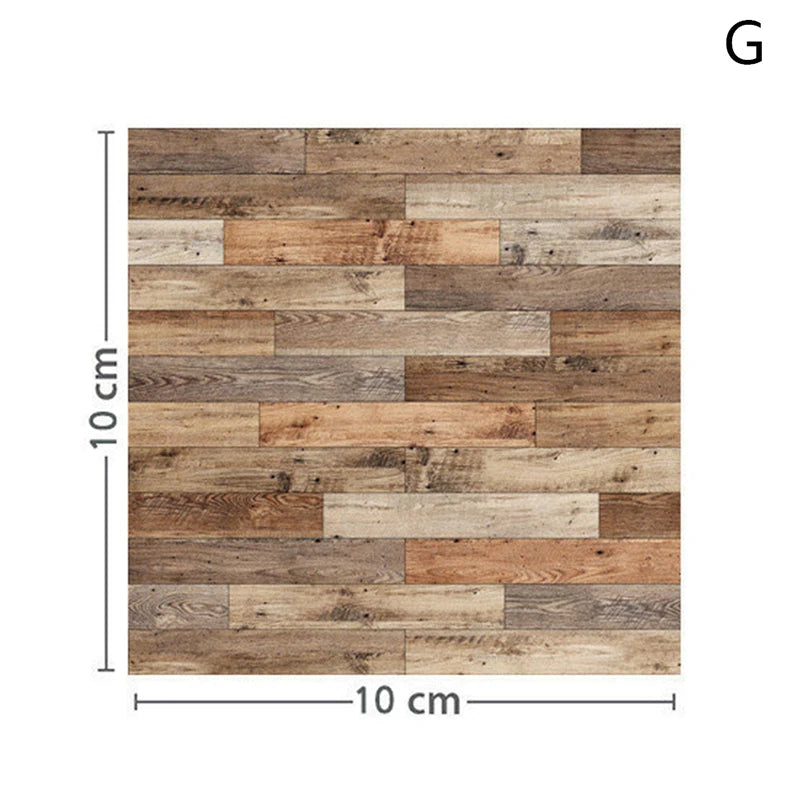1:12 Dollhouse Miniature Grain Floor Wallpaper Tiles Sticker | Bathroom Living Room additional angle