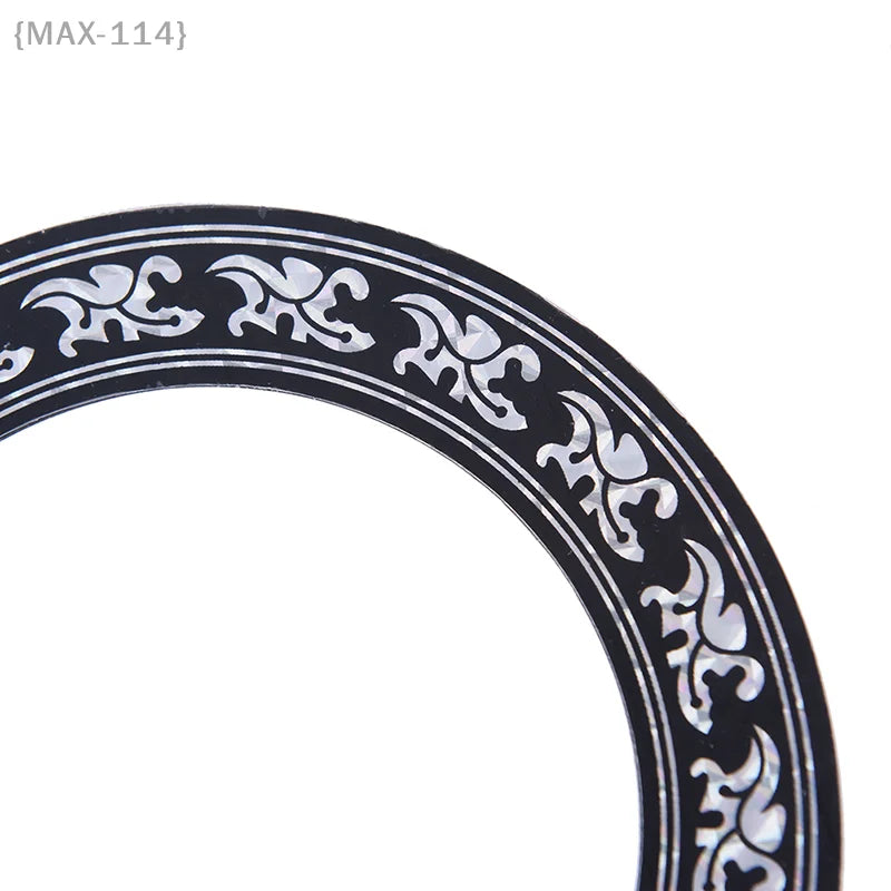104mm & 94mm Hard PVC Guitar Circle Sound Hole Rosette Inlay – Easy - To - Install De lifestyle view