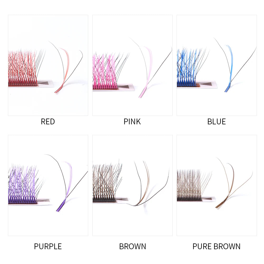 DeceMars 3D W-Shaped Colored Eyelashes | Salon-Grade Lash Extensions lifestyle view
