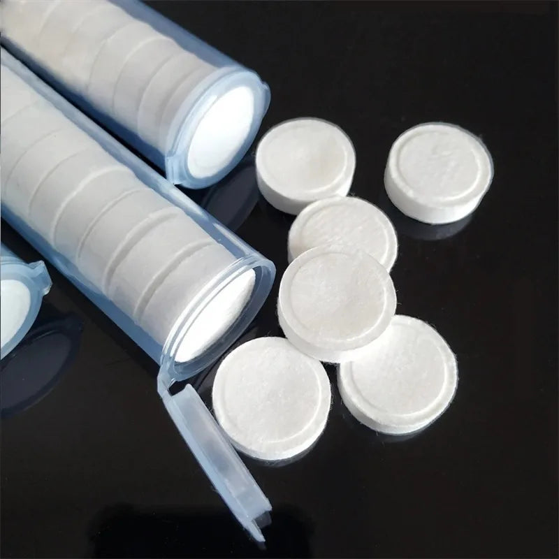 1 Tube, 10 Capsules Compressed Towels, Disposable Mini Face Towels, Travel & Outdoo additional angle