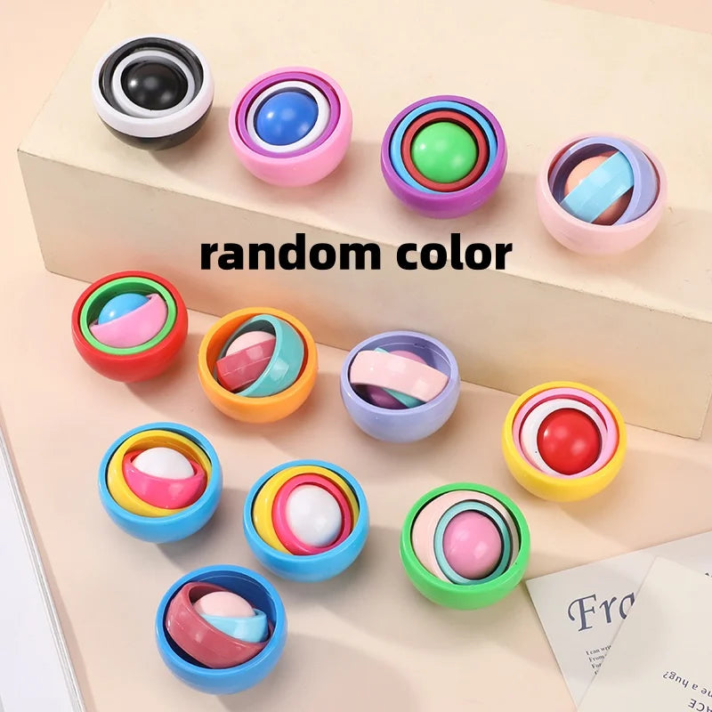 Fidget Spinner Gyro Ball | Infinite Flip Decompression Sensory Toy for ADHD and Autis alternate view