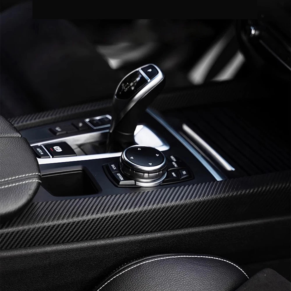 3D Carbon Fiber Black Car Sticker Vinyl Wrapping Film - Onlytenbucks.com