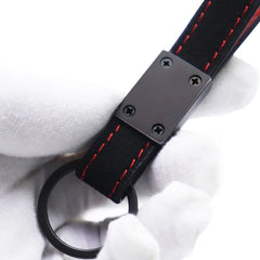 Leather Car Keychain | Premium BMW & Mini Key Ring Accessory detail view