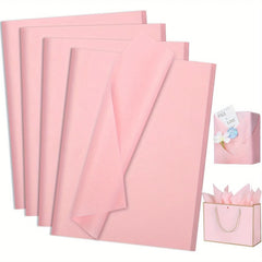 50 Pink Snowflake Gift Wrapping Paper | 50x35 cm Festive Wrapping Sheets