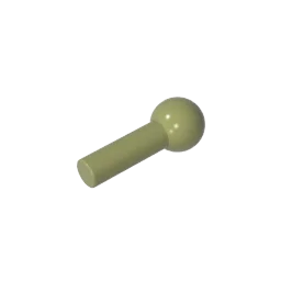 Gobricks Bar 1L with Tow Ball | Compatible Building Block Technical Parts alternate view