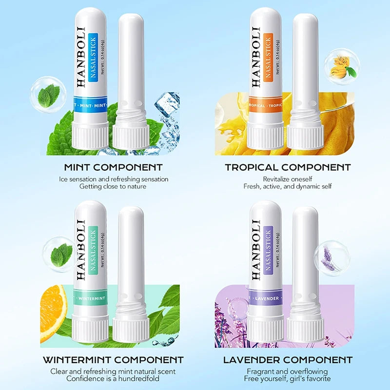 4Pcs Nasal Stick Aromatherapy Inhaler | Focus & Breathing Enhancer for Driving Alertn lifestyle view