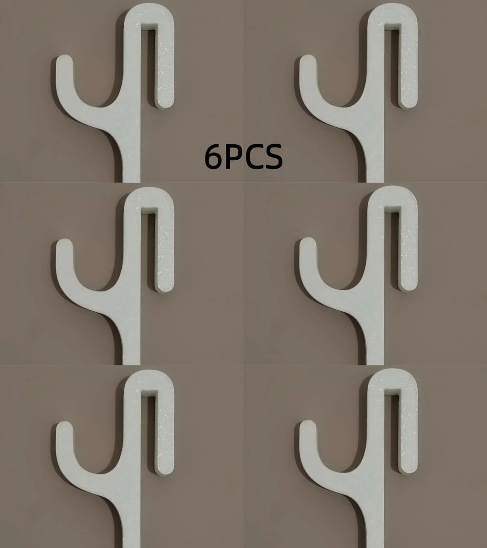 Modern Plastic Shower Hook close-up view