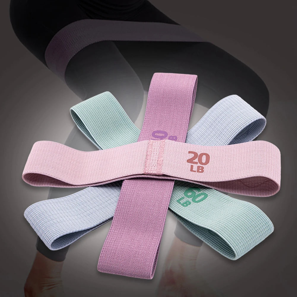 Resistance Booty Bands | Anti-Slip Glute Thigh Elastic Bands for Pilates and Yoga alternate view
