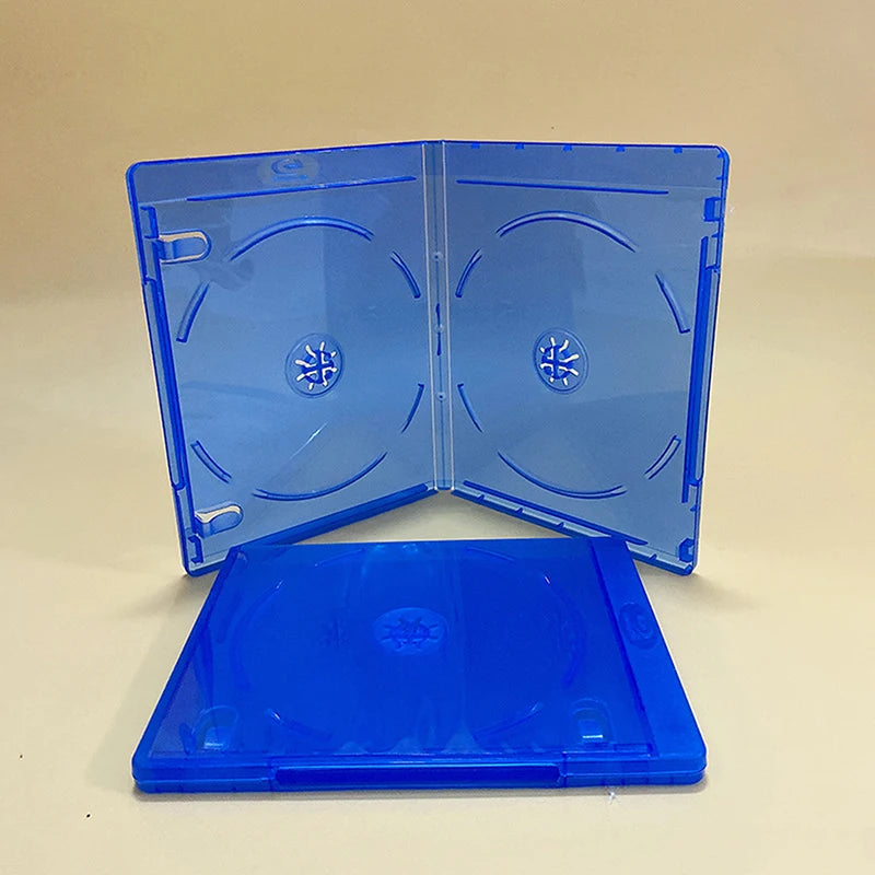 Protective PS5 PS4 Game Disc Case | Blue Storage Box close-up view