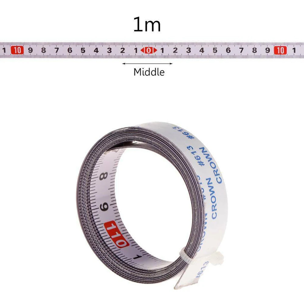 1Pcs Tape Measure 1/2/3/5M 13MM Adhesive- Rulers Woodworking Measuring Ruler Sewing T alternate view