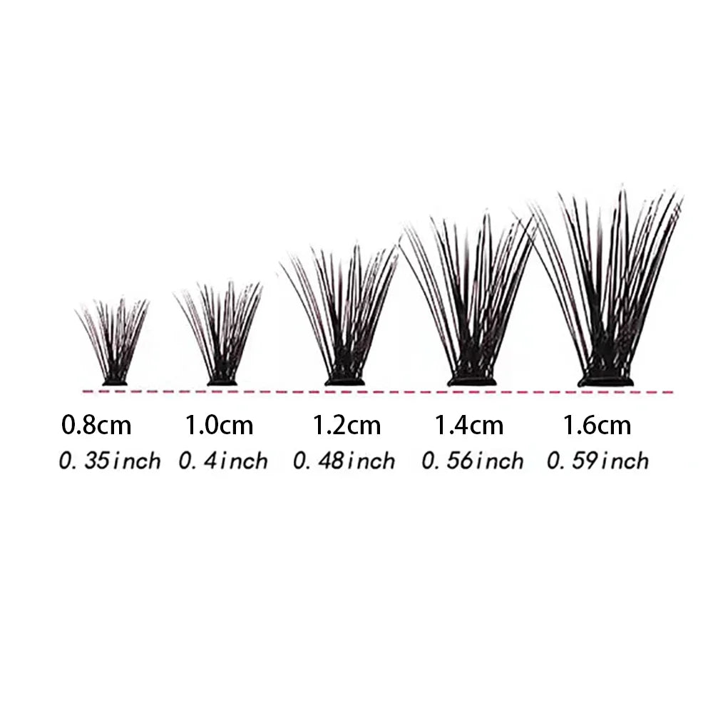 Individual Lashes 8-16mm 200pcs Cluster Lashes Natural Look Mixed Tray DIY Eyelash Ex lifestyle view