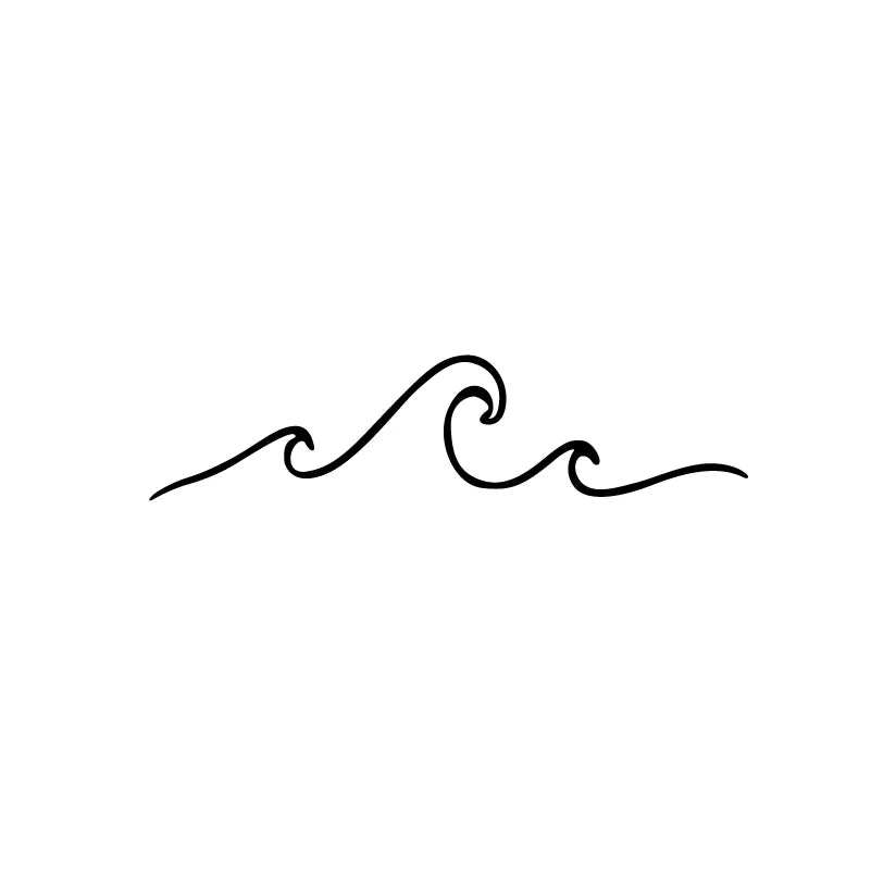 Sunset Over Ocean Scene RV Camper Decal | Beach Sunset Vinyl Sticker for Car Window L alternate view