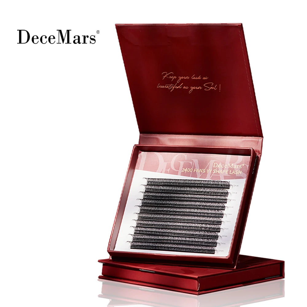 Large Amount YY Eyelash Extension Tray | 2400 Fans for Salons additional angle