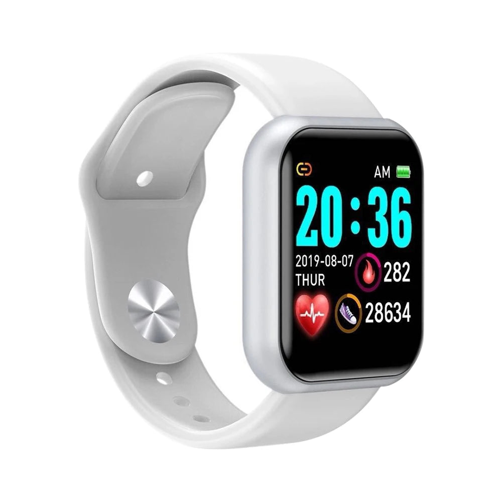 Bluetooth Smart Watches For Women Men Networked Phone Control Music Smartwatch Fitness close-up view