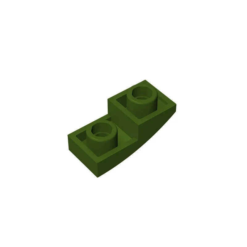 Gobricks GDS-795 Slope, Curved 2 x 1 Inverted | Compatible Building Block for DIY Pro lifestyle view