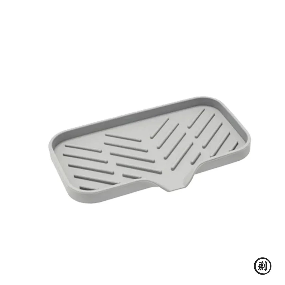 Sink Silicone Tray With Drain Soap Sponge Storage Holder Countertop Sink Scrubber B additional angle