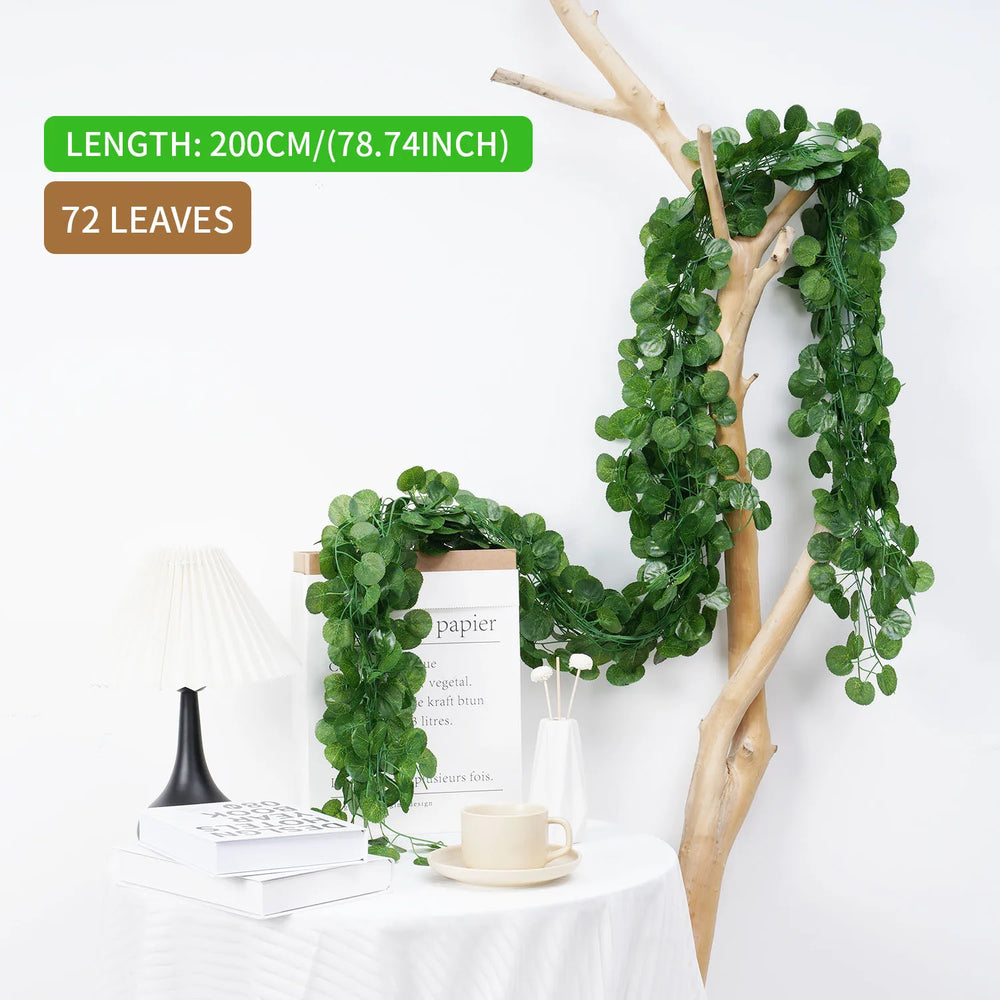 200Cm Green Vine Silk Artificial Ivy Hanging lifestyle view