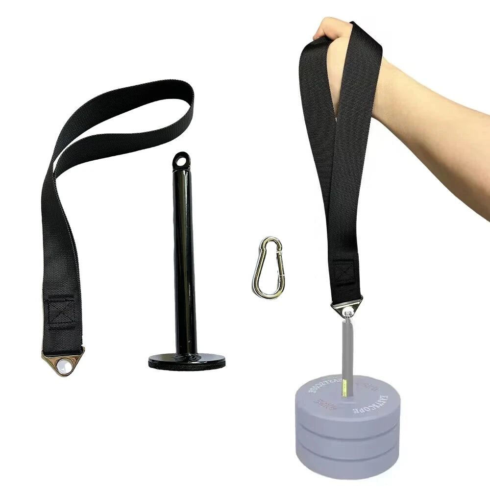 Arm Wrestling Training Strap | Finger Wrist and Forearm Strengthener for Home Gym lifestyle view