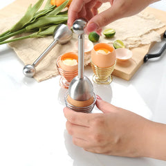 Egg Opener | Stainless Steel Egg Shell Cutting Knocker