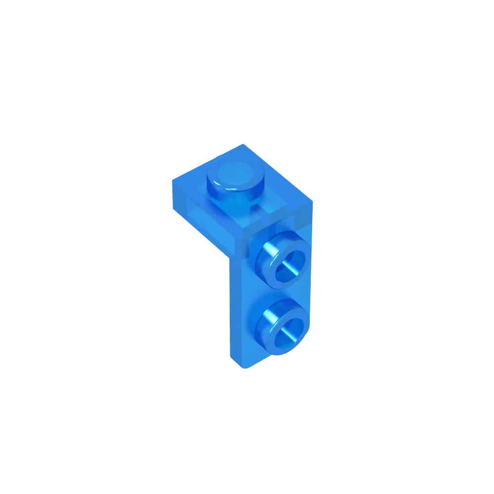 Gobricks Bracket 1 x 1 - 1 x 2 | Compatible Building Block additional angle