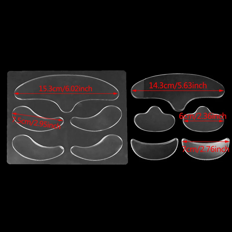 Reusable Silicone Face Patches | Anti Wrinkle Skin Lifting Tool additional angle