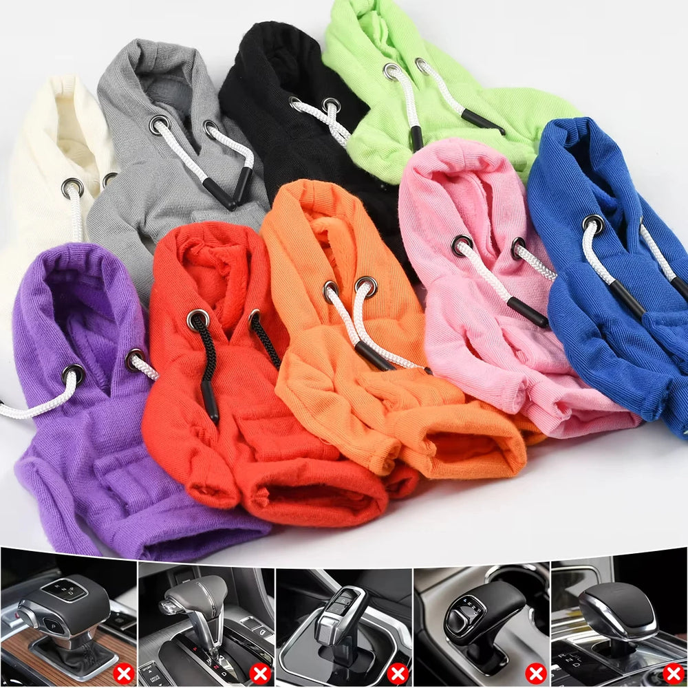 Hoodie Gear Shift Knob Cover Universal Fit detail view
