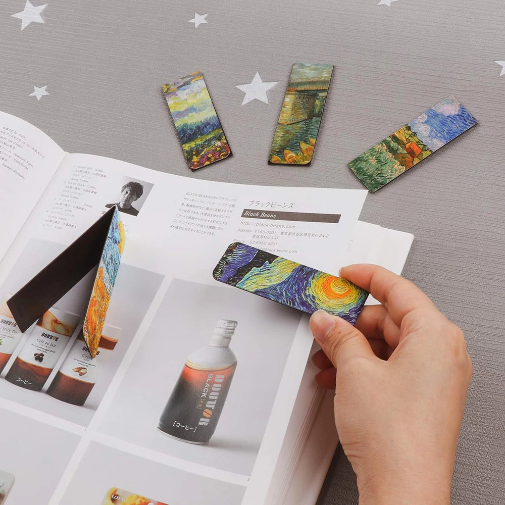 2.5Inch 4PCS Bookmarks with Magnet Book Markers Page Clip for Students Teachers Sch additional angle
