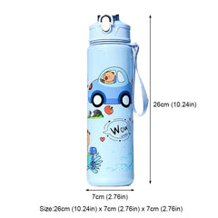 700ml Capybara Cute Water Cup with Straw & Handle Sports Water Bottle Large Capacity K close-up view