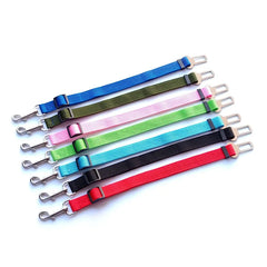 Adjustable Dog Harness Pet Seat Belt with Lead Clip detail view