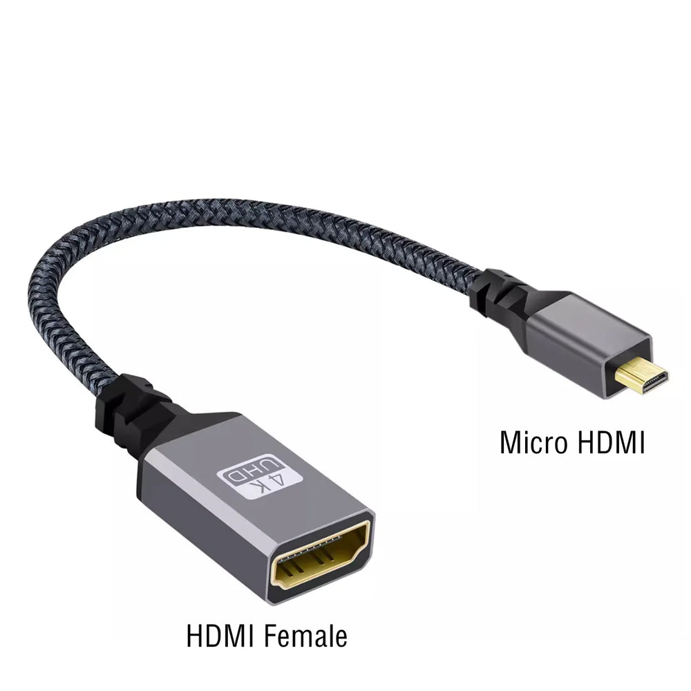 4K 60Hz HDMI-Compatible Extension Cable | Male to Female Adapter for Micro/Mini HDMI lifestyle view