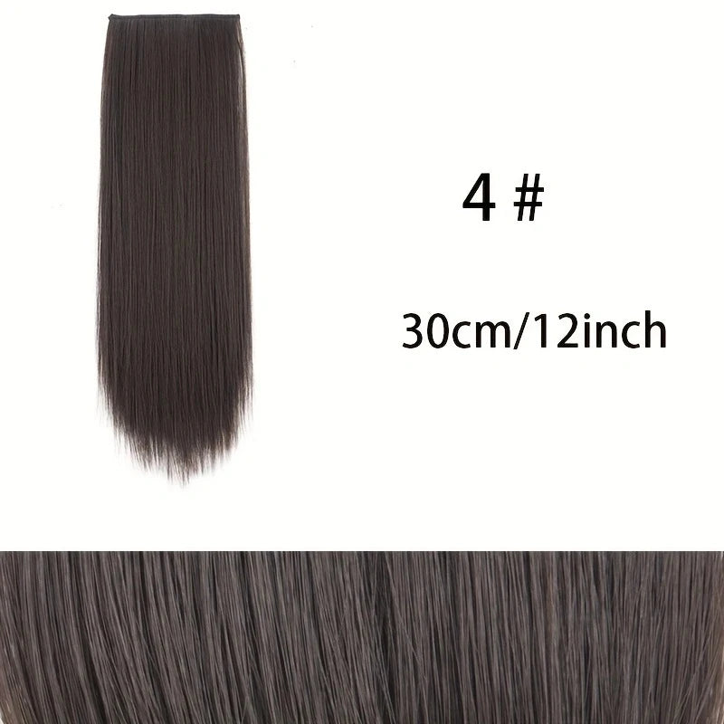 Synthetic Seamless Hair Pads Clip In | Increase Volume Top Hairpiece detail view