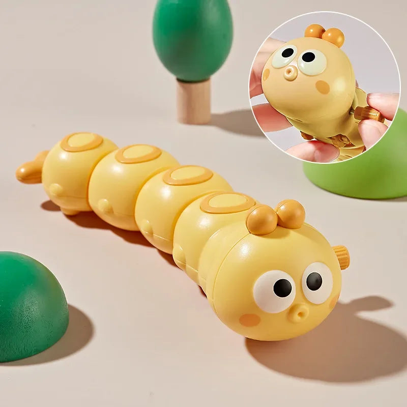 Cartoon Clockwork Caterpillar Crawling Toys Parent Child Interactive Cute Animal Baby alternate view