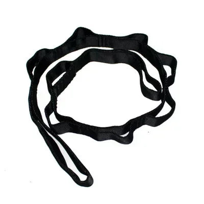 Daisy Chain Yoga Stretch Belt | Multi Loop Hanging Rope for Aerial Yoga Hammock detail view