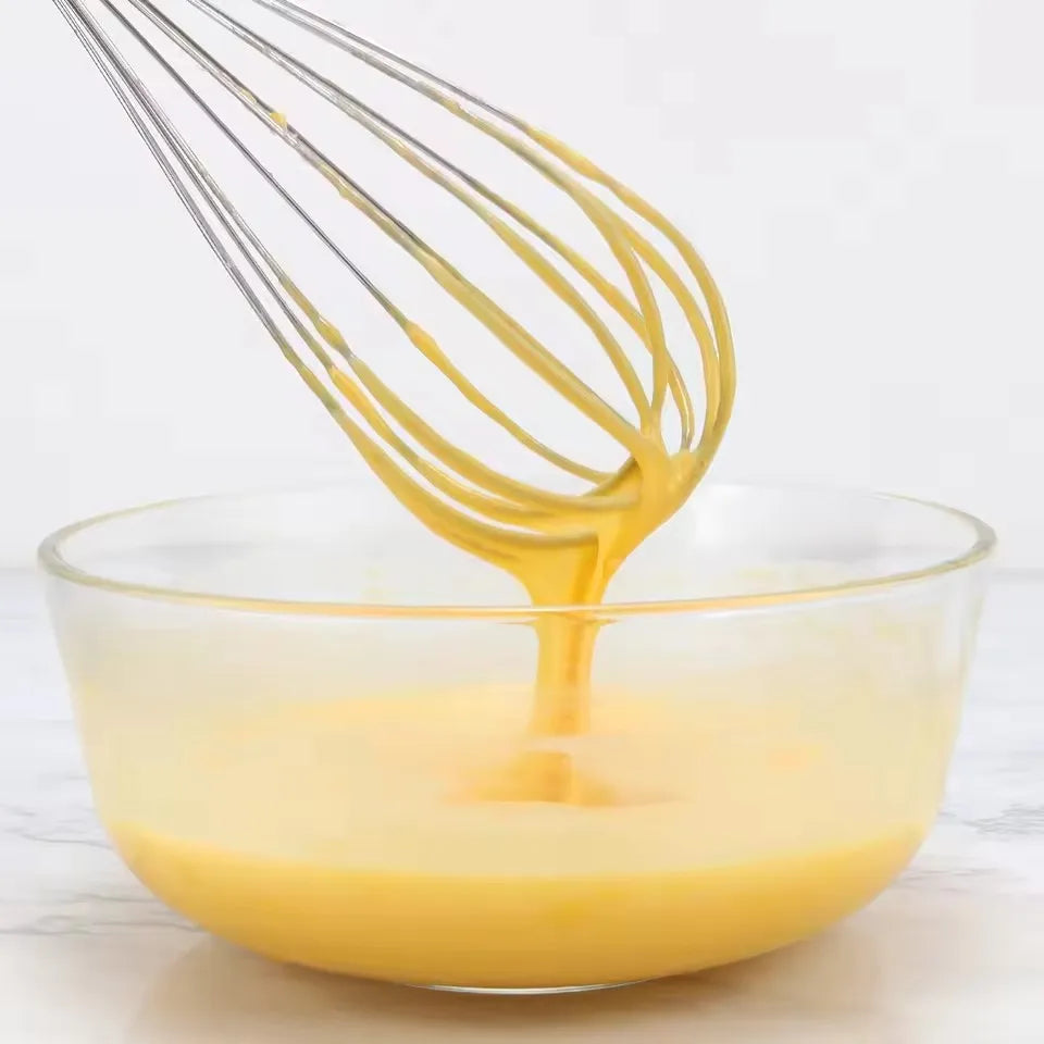 Manual Rotary Egg Beater | Stainless Steel Hand Whisk for Kitchen Baking alternate view