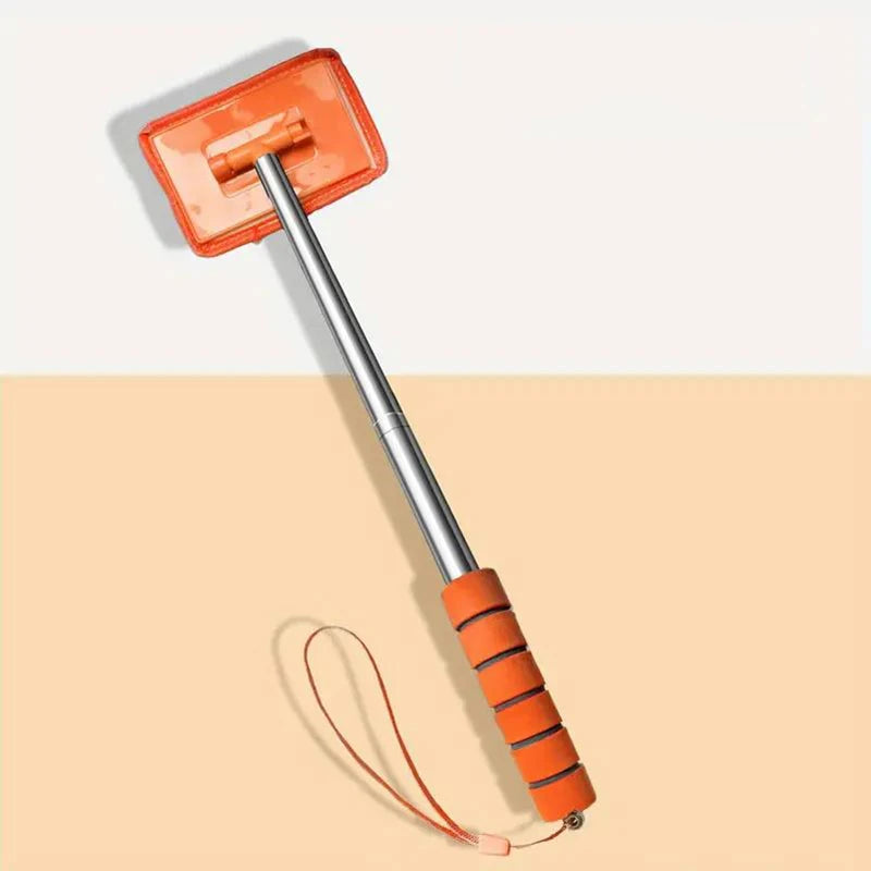 Windshield Water Scraping Telescopic Glass Wiper close-up view
