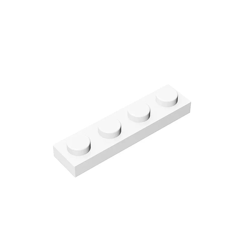 Gobricks GDS-504 Plate 1 x 4 | Compatible Building Block Pieces alternate view