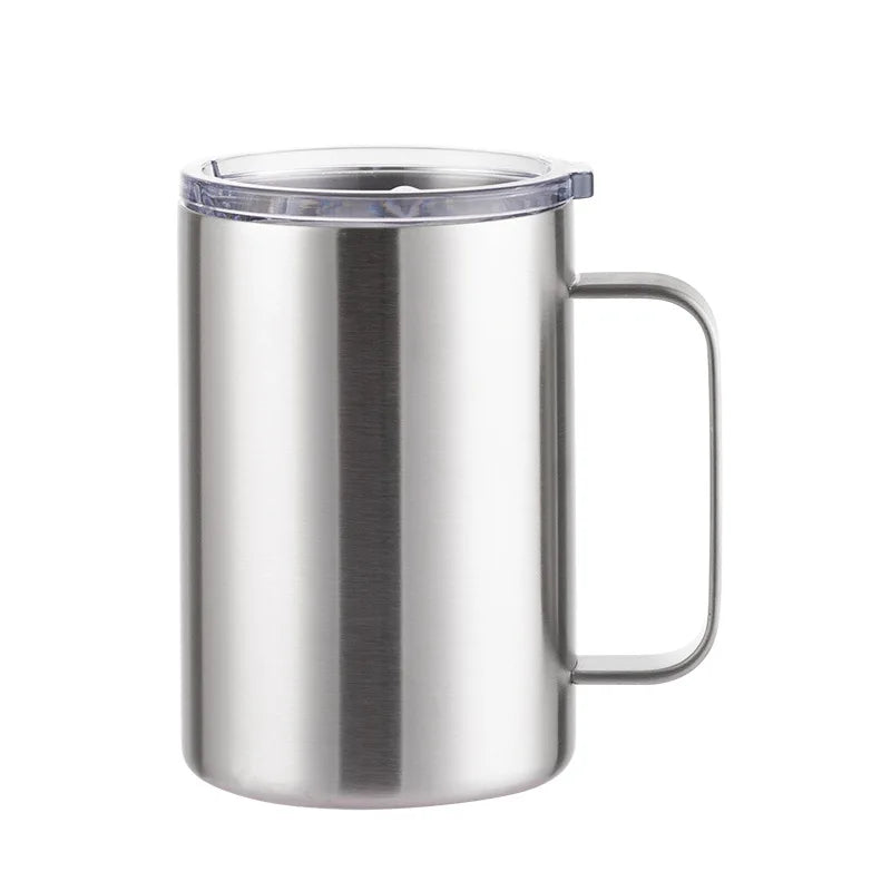 New Double Wall Stainless Steel Coffee Mug 12oz 16oz Tea Cup 350ml 450ml Insulated Th lifestyle view