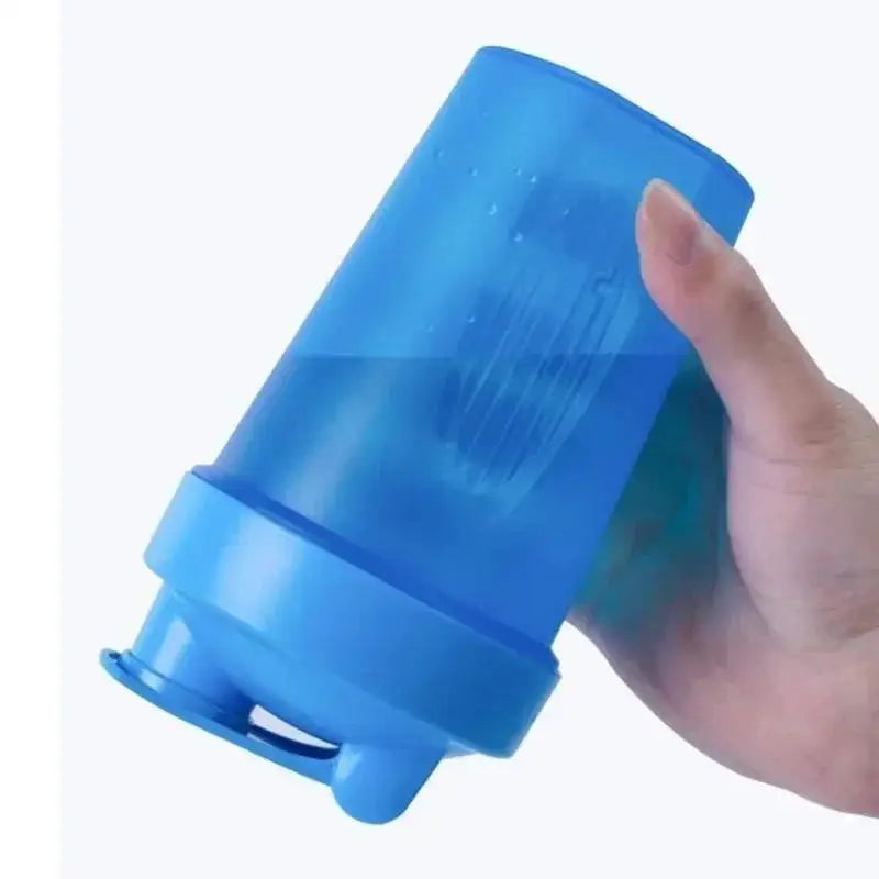New 400ML Blender Shaker Bottle with Stainless Ball BPA Free Plastic Protein Shakes additional angle