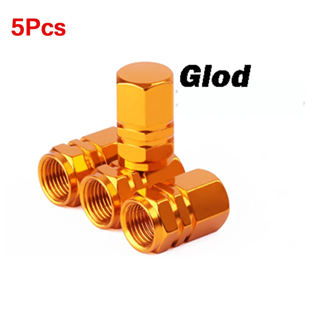 Aluminum Alloy Tire Valve Caps Schrader Valve