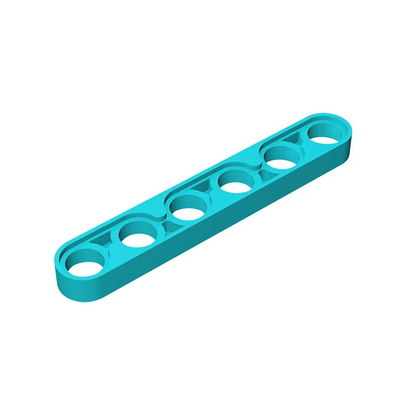 Gobricks GDS-694 Technical Liftarm Thin 1 x 6 | Compatible Building Block Piece close-up view